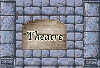 sign that says theatre